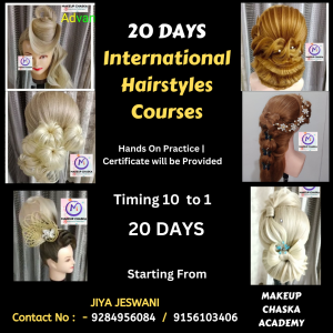 Professional Hairstyle Training in Nagpur - Level 1 & Level 2 International Courses